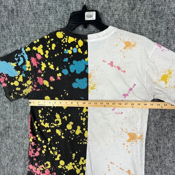 Nickelodeon Shirt Mens Medium Custom Made Rugrats Rocko Stimpy Bi-Polar Splat - Picture 7 of 10